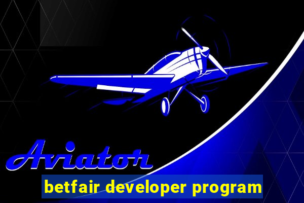 betfair developer program