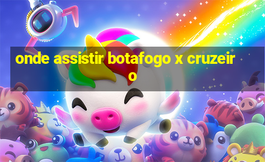 onde assistir botafogo x cruzeiro