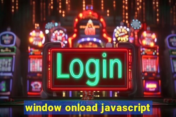 window onload javascript