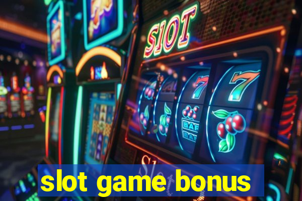 slot game bonus