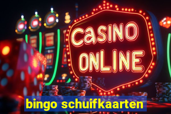 bingo schuifkaarten