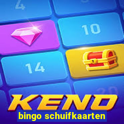 bingo schuifkaarten