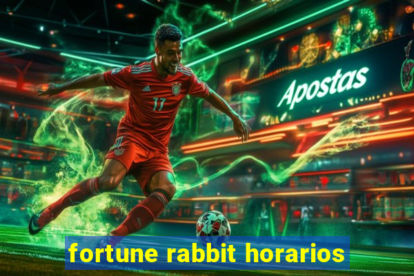 fortune rabbit horarios