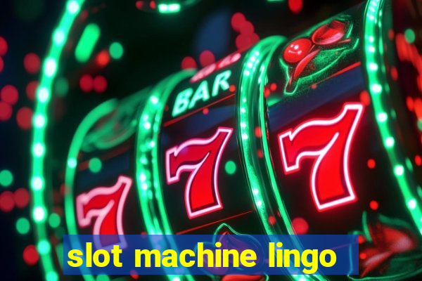 slot machine lingo