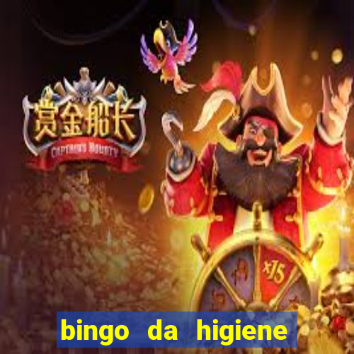 bingo da higiene pessoal para imprimir