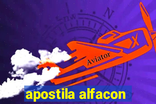 apostila alfacon