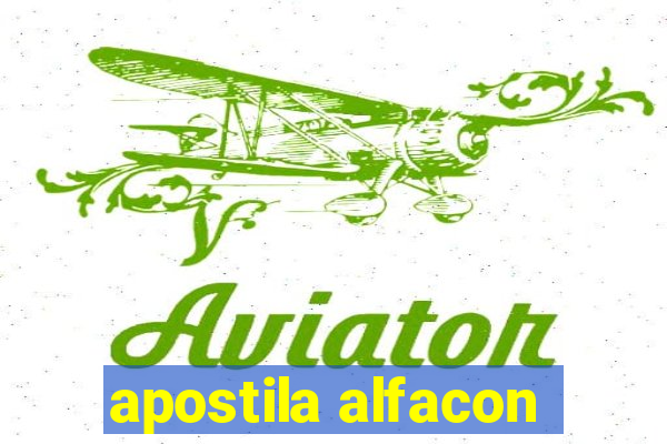 apostila alfacon