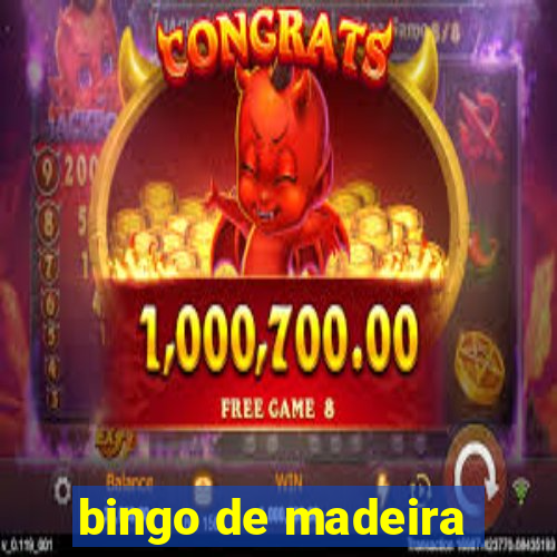 bingo de madeira