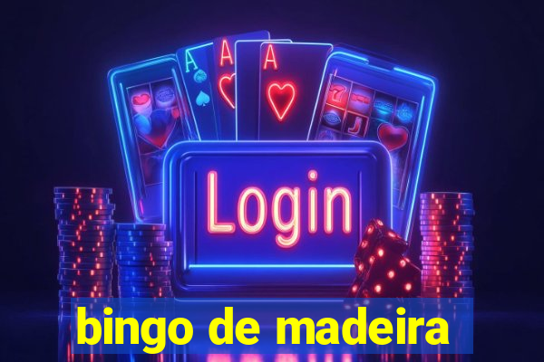 bingo de madeira