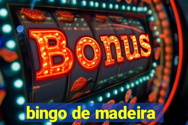 bingo de madeira