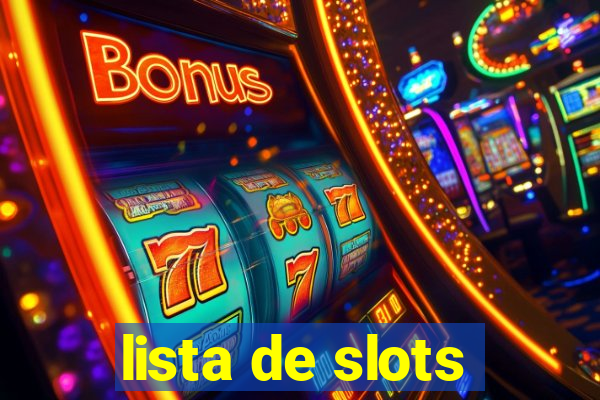 lista de slots