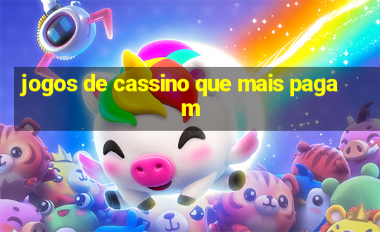 jogos de cassino que mais pagam