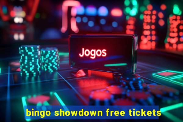 bingo showdown free tickets