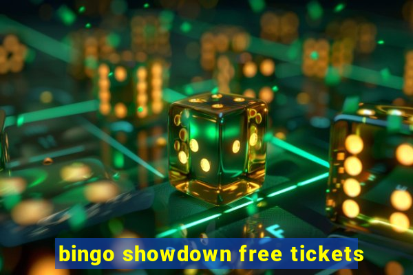 bingo showdown free tickets