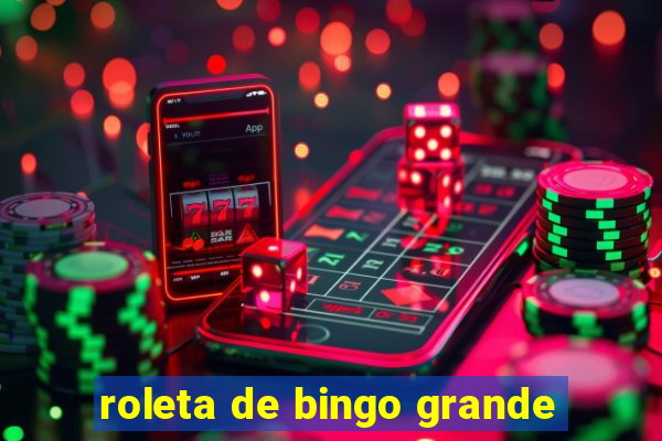 roleta de bingo grande