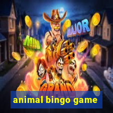 animal bingo game