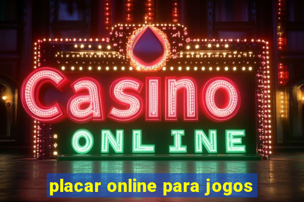 placar online para jogos