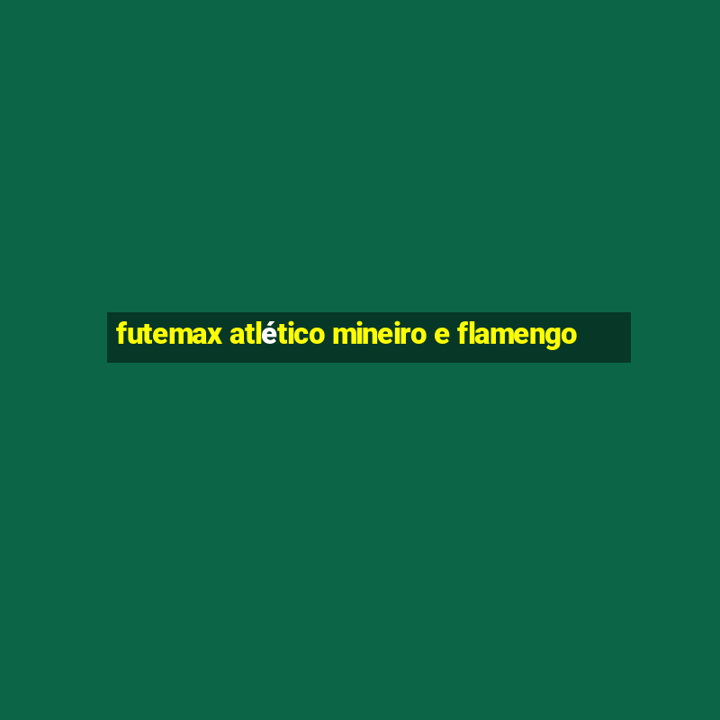 futemax atlético mineiro e flamengo