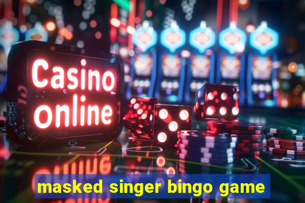 masked singer bingo game