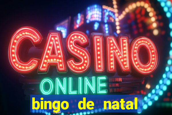 bingo de natal para imprimir gratis