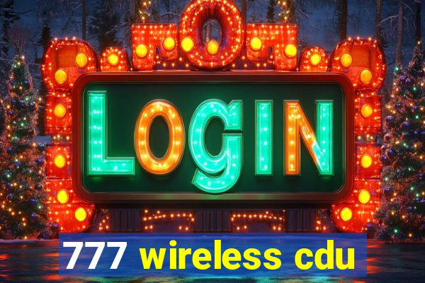 777 wireless cdu