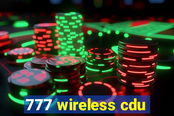 777 wireless cdu