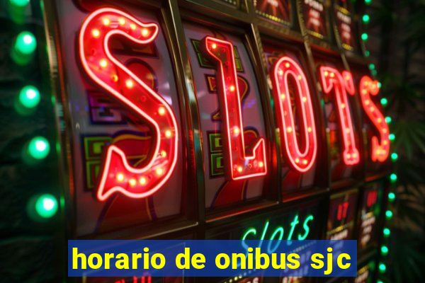 horario de onibus sjc