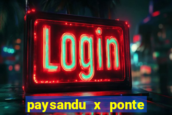 paysandu x ponte preta palpite