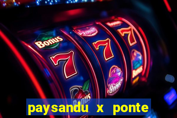 paysandu x ponte preta palpite