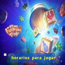 horarios para jogar fortune mouse