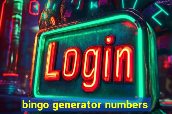 bingo generator numbers