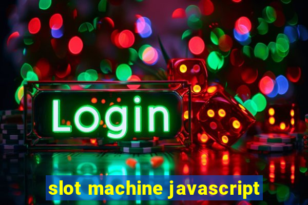 slot machine javascript