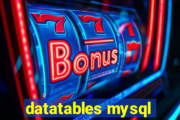 datatables mysql