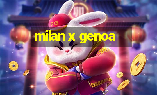 milan x genoa