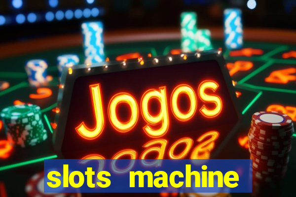 slots machine gratis offline