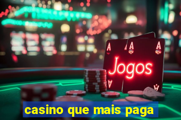 casino que mais paga