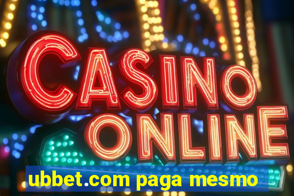 ubbet.com paga mesmo