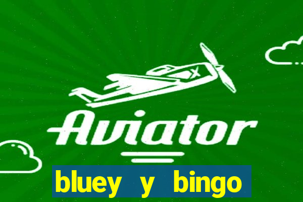 bluey y bingo bailando png