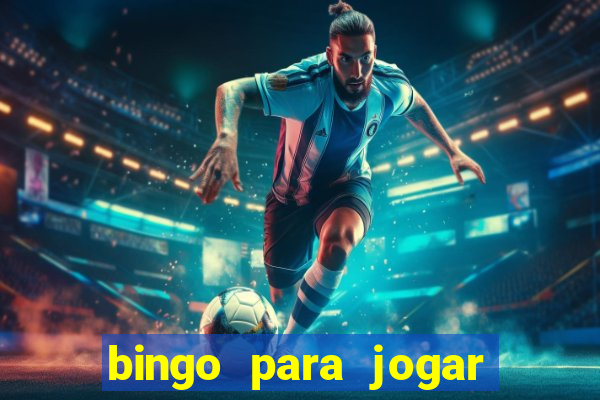 bingo para jogar com os amigos