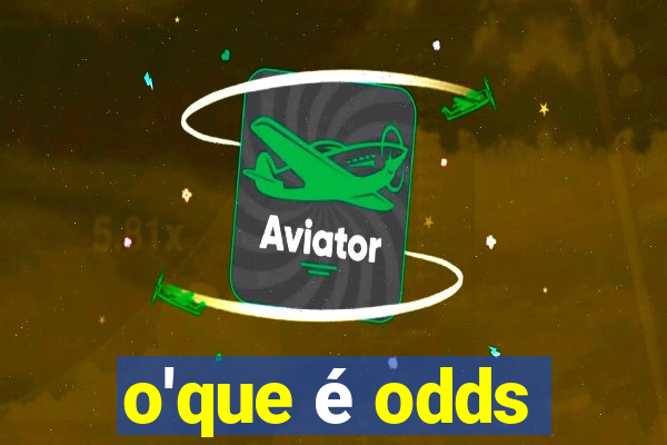 o'que é odds