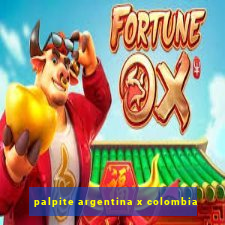 palpite argentina x colombia