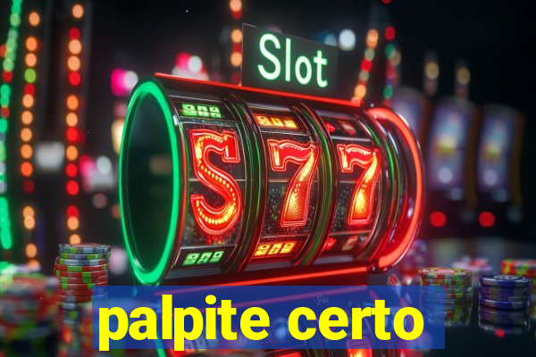 palpite certo