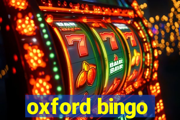 oxford bingo