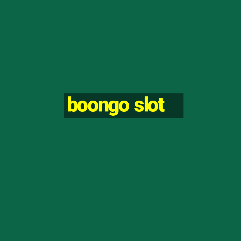 boongo slot