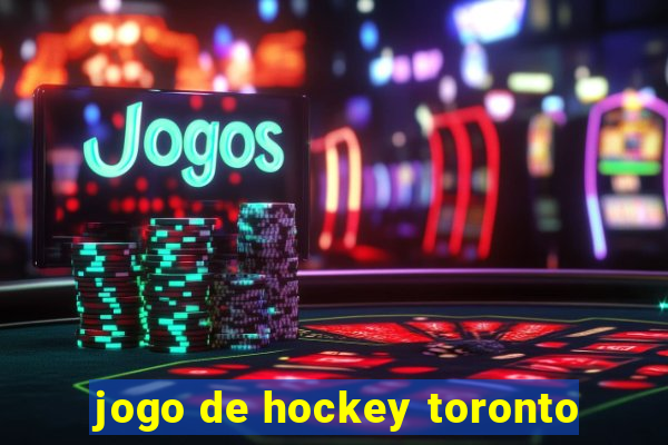 jogo de hockey toronto