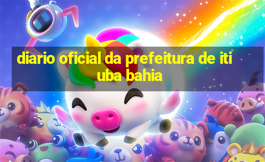 diario oficial da prefeitura de itiuba bahia