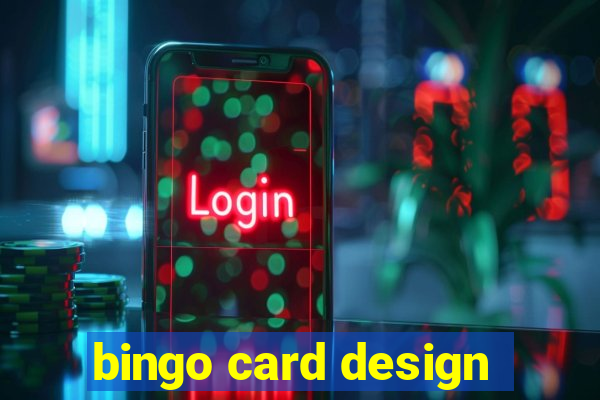 bingo card design