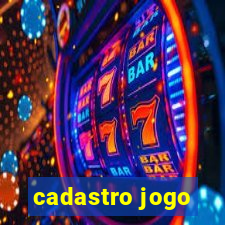 cadastro jogo