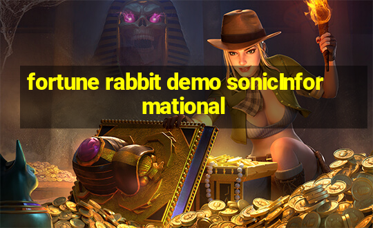 fortune rabbit demo sonicInformational