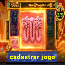 cadastrar jogo